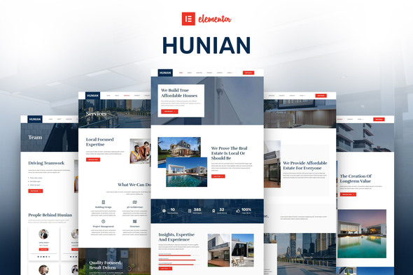 Hunian – Real Estate Elementor Template Kit