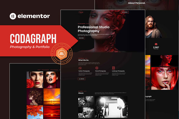 Codagraph – Photography & Portfolio Elementor Template Kit