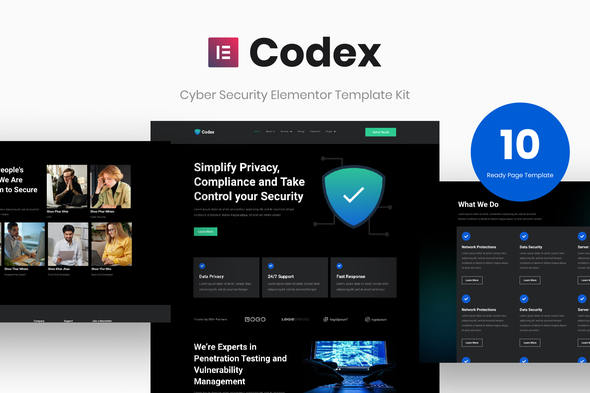 Codex – Cyber Security Elementor Template Kit