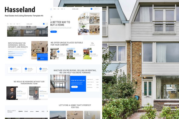 Hasseland – Real Estate Listing Elementor Template Kit