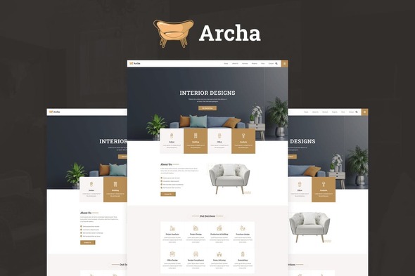 Archa – Interior Design & Architecture Elementor Template Kit
