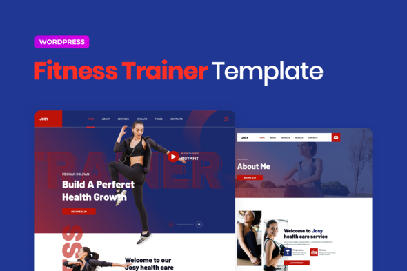 Josy – Sport & Fitness Elementor Template Kit