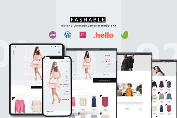 Fashable – Stylist eCommerce Elementor Template Kit