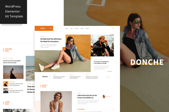Donche – News & Magazine Template Kit