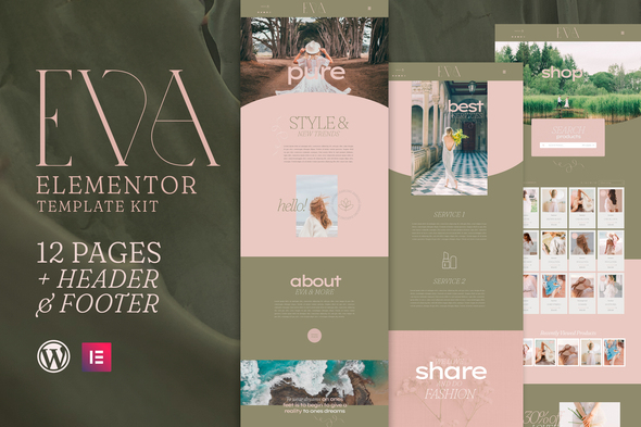 EVA – Fashion WooCommerce Elementor Template Kit